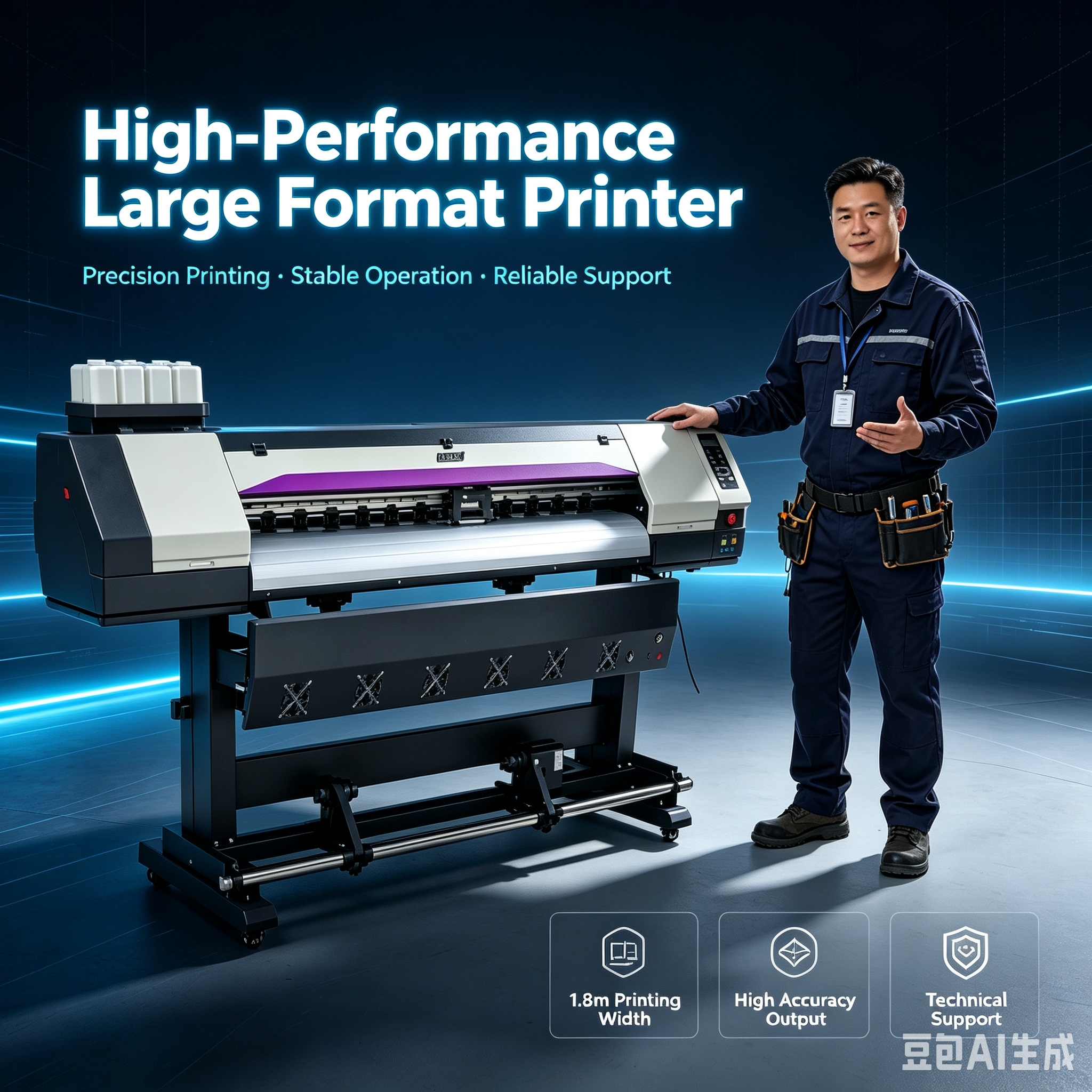 Commercial Printing Factory - Factory Price 1.6m 1.8m Wide Format