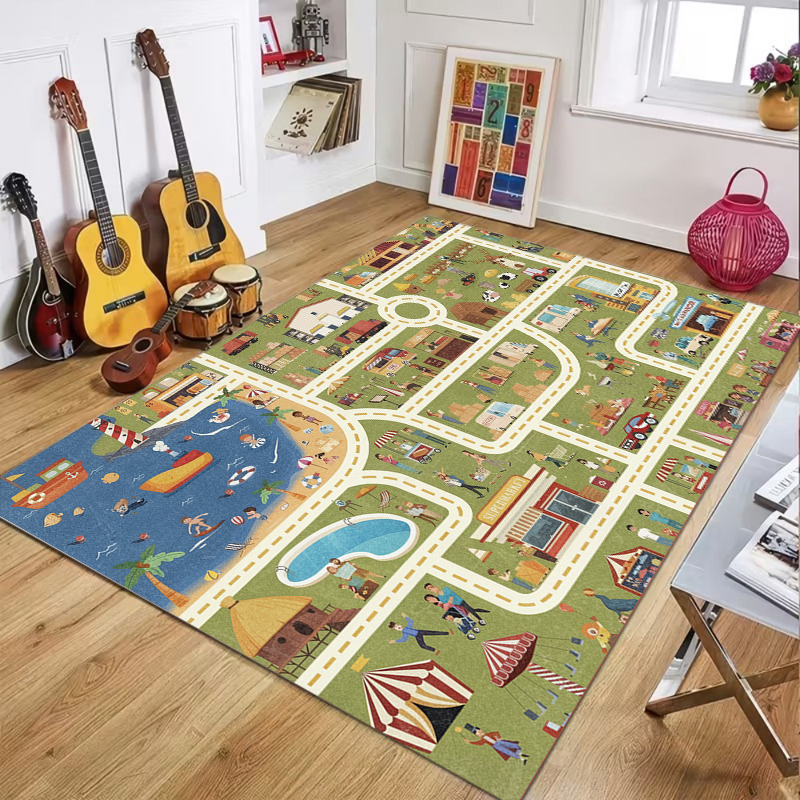Kids City Road Map Print Non S - Commercial Road Printing 리뷰 및 가격