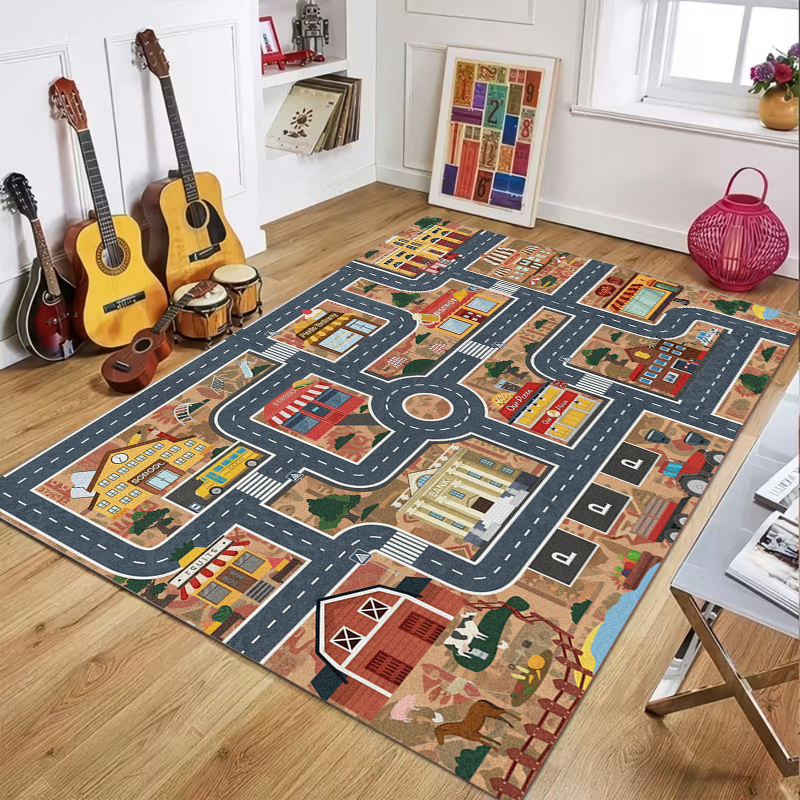 Kids City Road Map Print Non S - Commercial Road Printing 리뷰 및 가격
