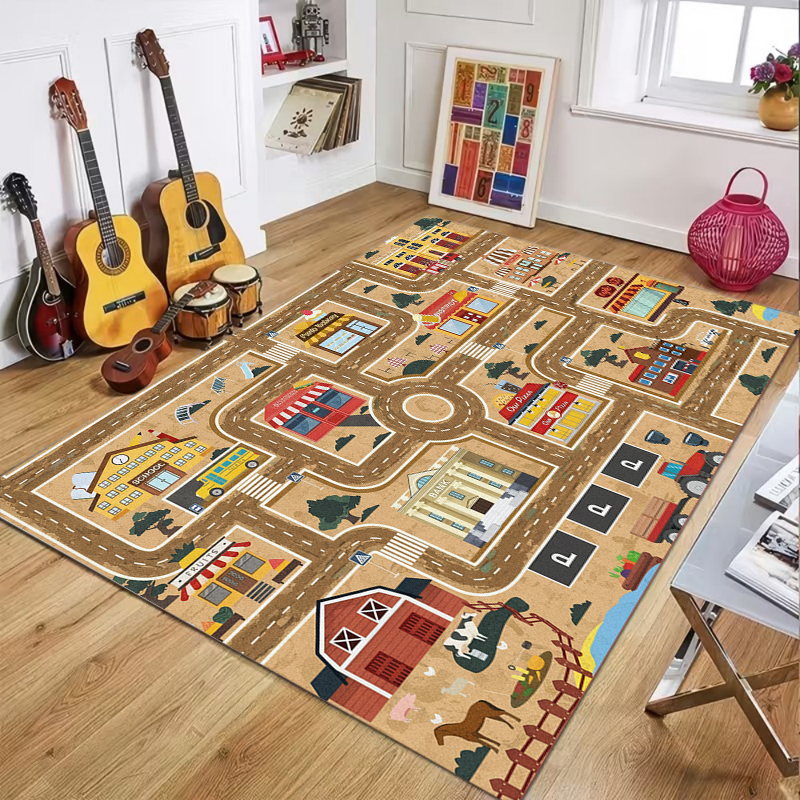 Kids City Road Map Print Non S - Commercial Road Printing 리뷰 및 가격