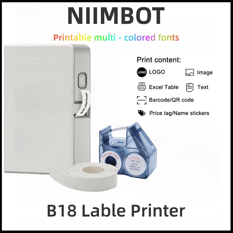 NIIMBOT B18 Color Label Printe - Commercial Printing Labels 리뷰 및 가격