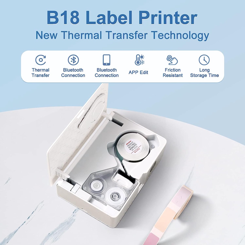 NIIMBOT B18 Color Label Printe - Commercial Printing Labels 리뷰 및 가격