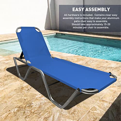 Blue Aluminum 5-Position Adjus - Commercial Fabric Printing 리뷰 및 가격