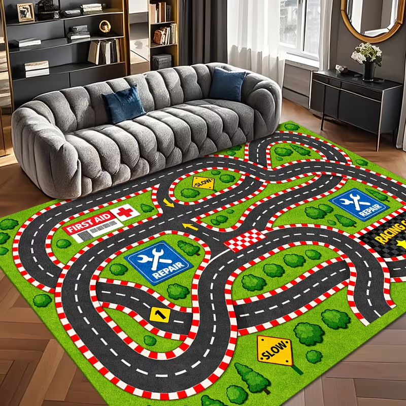 Cute City Traffic Road Play Ar - Commercial Road Printing 리뷰 및 가격