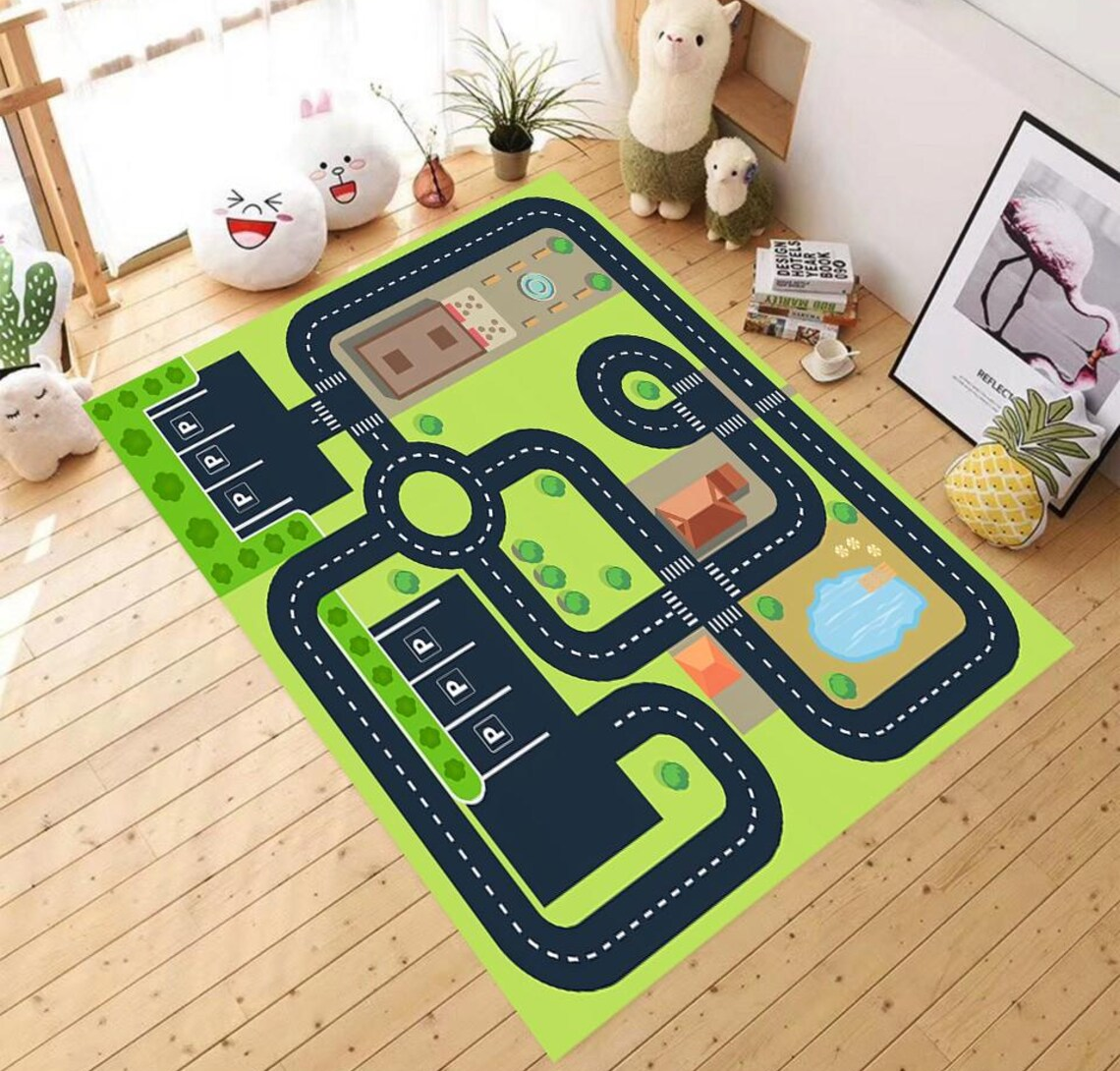 Cartoon City Road Map Print Ki - Commercial Road Printing 리뷰 및 가격
