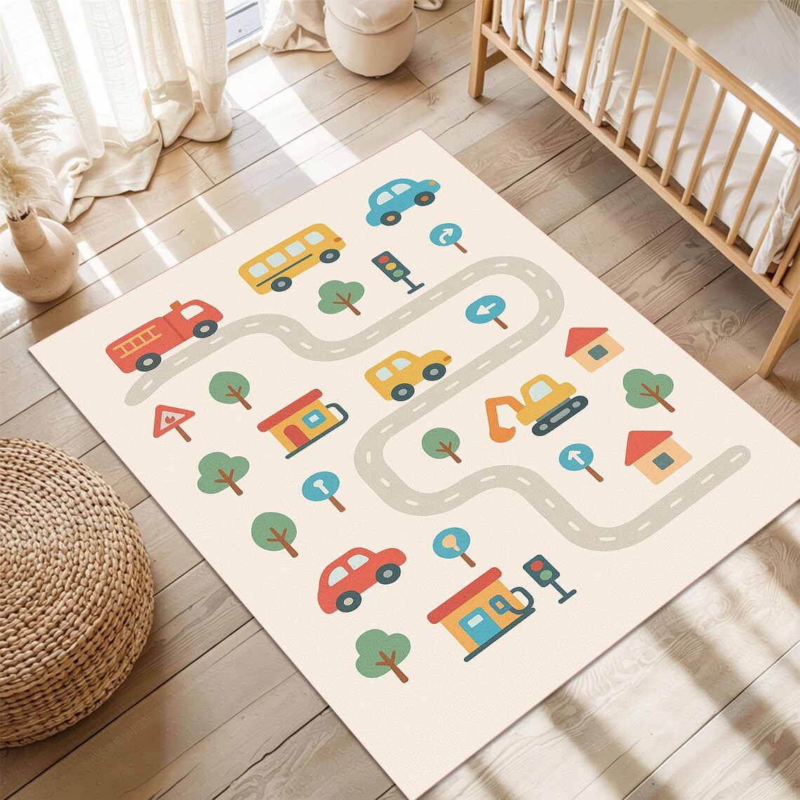 Cartoon City Road Map Print Ki - Commercial Road Printing 리뷰 및 가격
