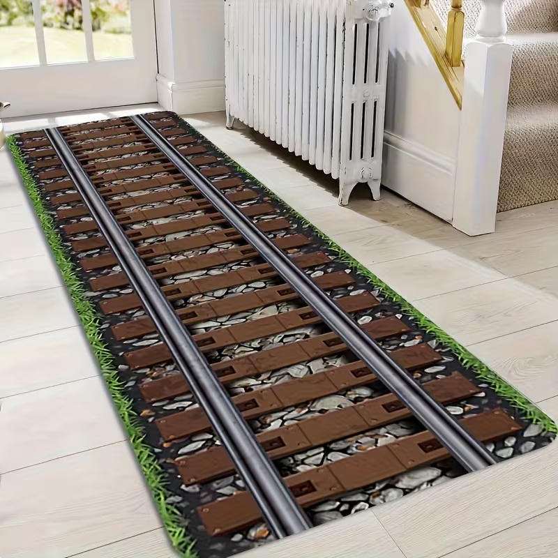 Track Runner Rug Green Space R - Commercial Road Printing 리뷰 및 가격