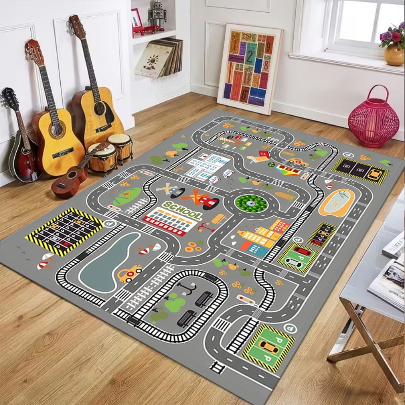 Kids City Traffic Road Game Ar - Commercial Road Printing 리뷰 및 가격