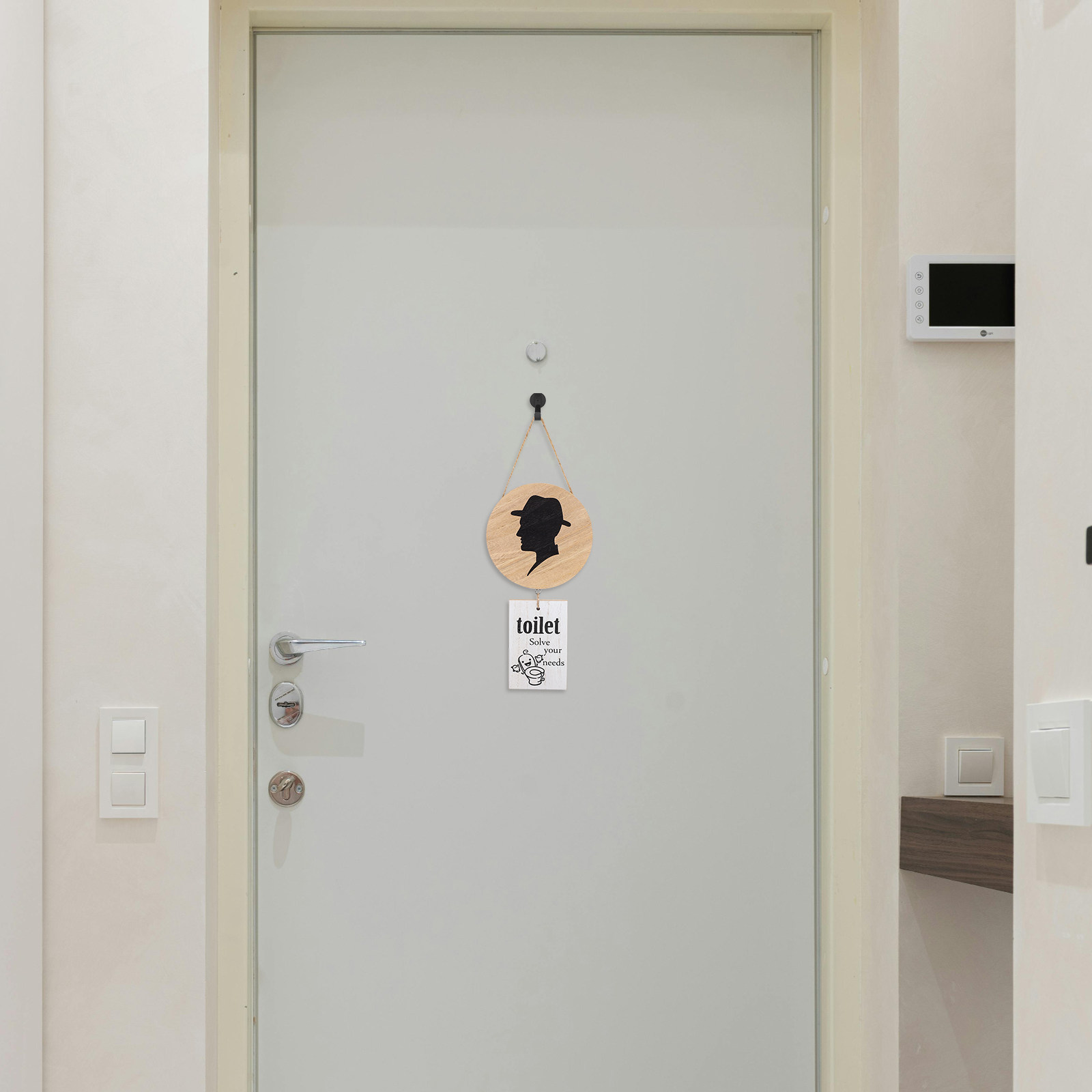 Men and Women Wooden Restroom  - Commercial Printing Definition 리뷰 및 가격