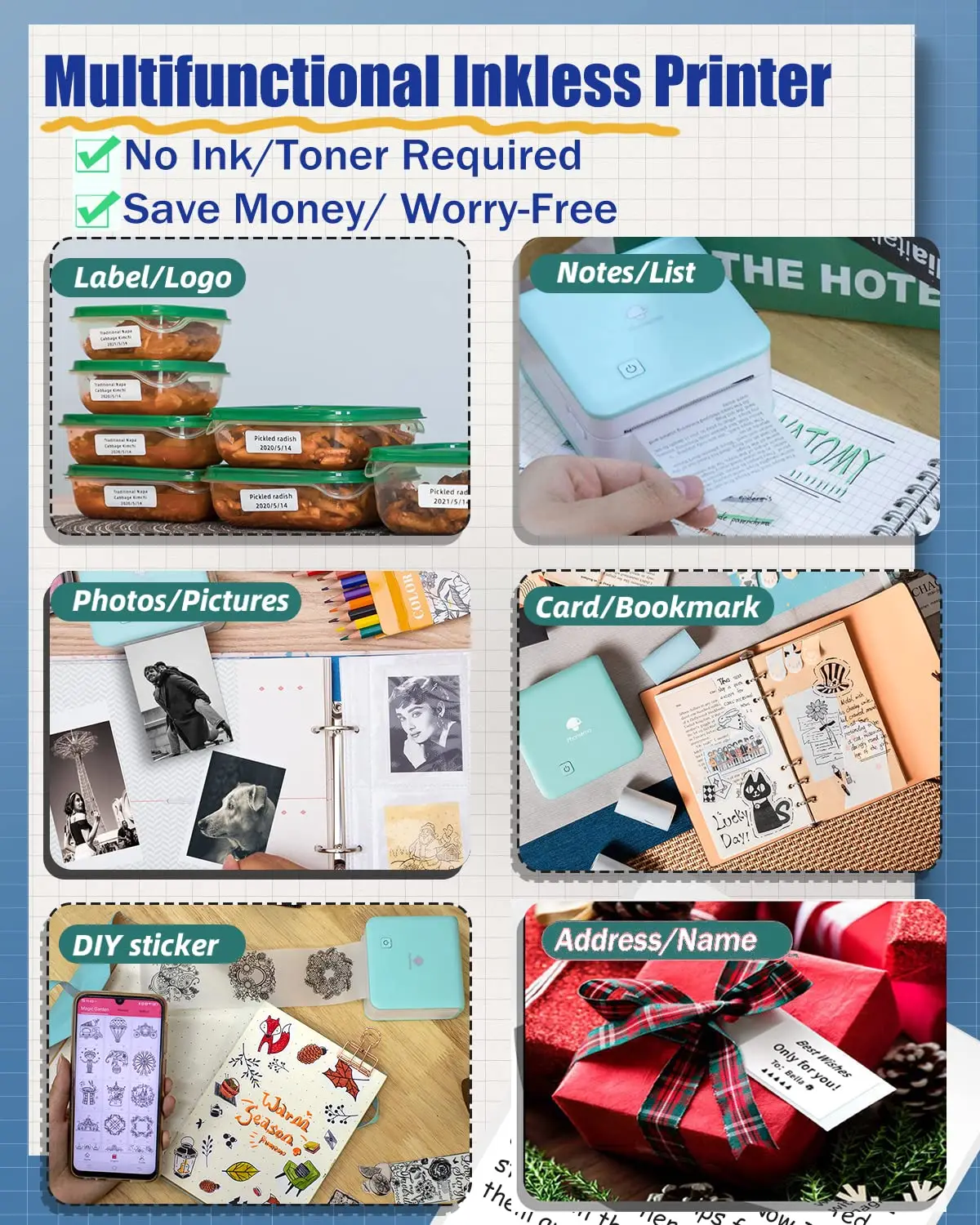 Phomemo M02Pro Mini Portable P - Commercial Printing Labels 리뷰 및 가격