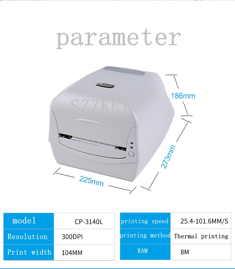 4pcs/lot Thermal label printer - Commercial Printing Labels 리뷰 및 가격