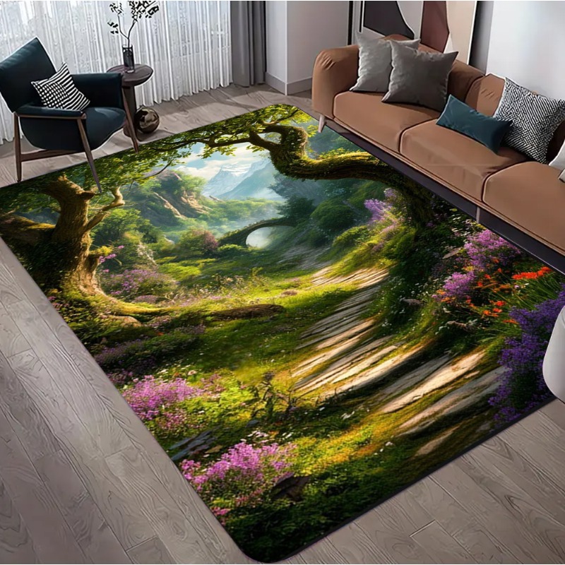 3D Optical Illusion Forest Pri - Commercial Road Printing 리뷰 및 가격