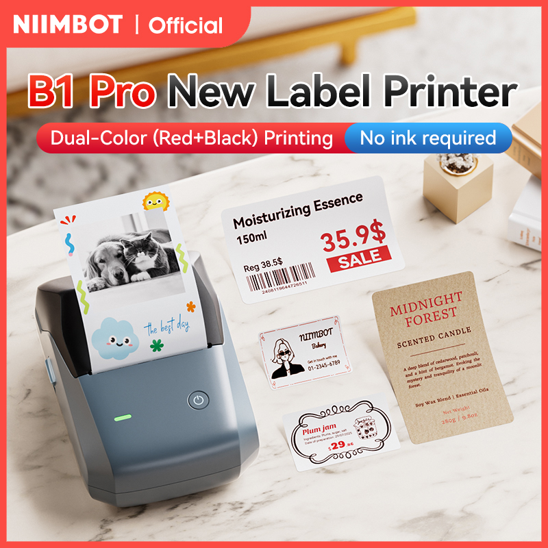 Niimbot B1 Pro Label Printer 3 - Commercial Printing Definition 리뷰 및 가격