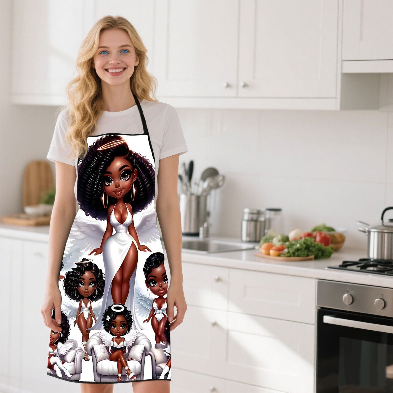 Angel Beauty Printed Kitchen A - Commercial Fabric Printing 리뷰 및 가격