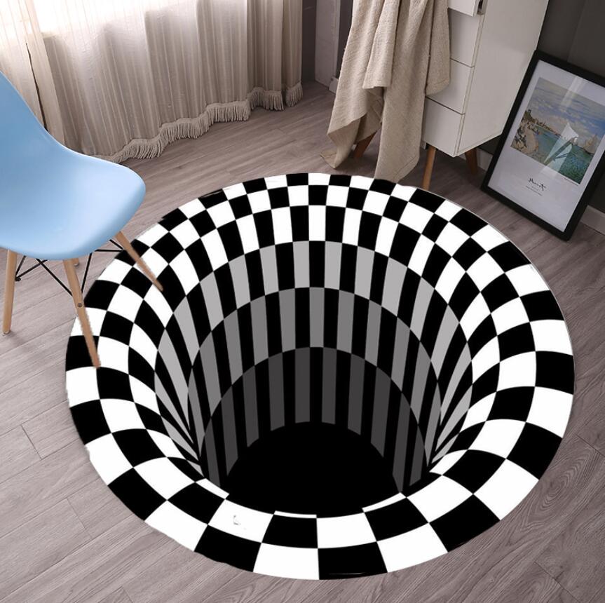Geometric Bedroom Rugs Black W - Commercial Fabric Printing 리뷰 및 가격