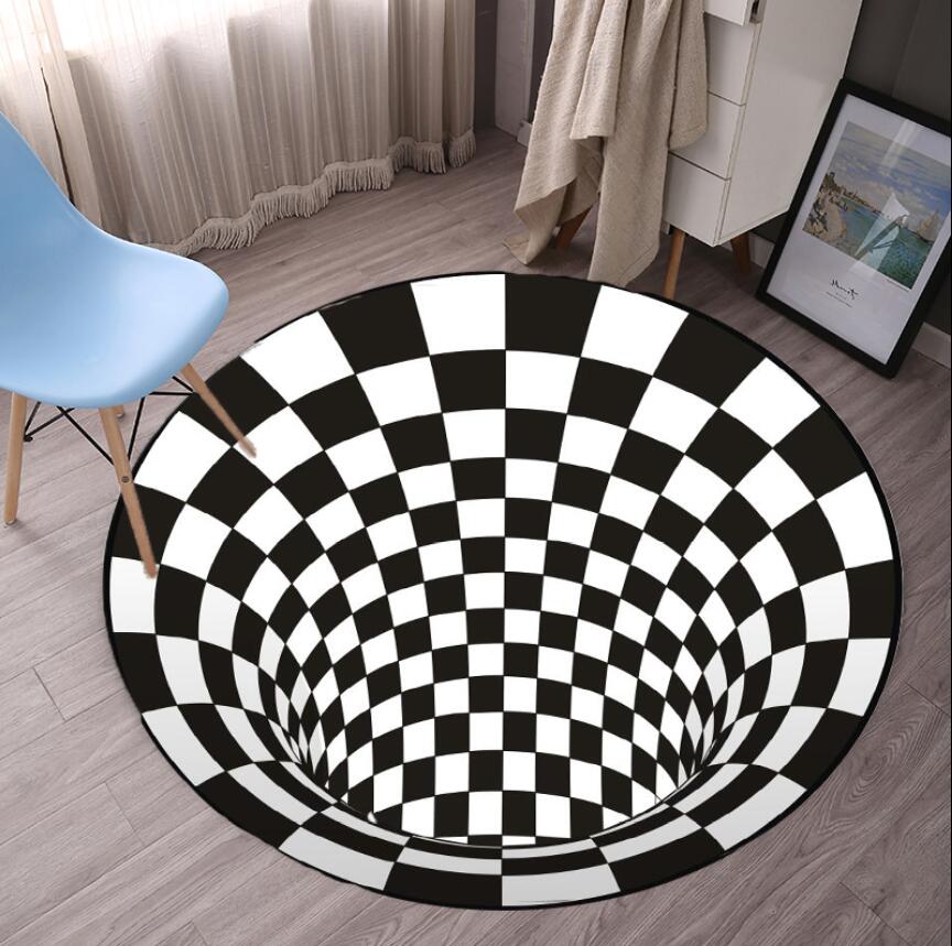 Geometric Bedroom Rugs Black W - Commercial Fabric Printing 리뷰 및 가격