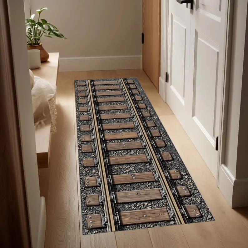 Racing Track Runner Rug City R - Commercial Road Printing 리뷰 및 가격